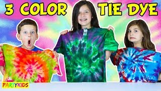 3 COLOR TIE DYE SHIRT CHALLENGE! WE NEED YOUR VOTE!