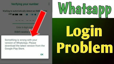 Whatsapp Login Problem In Tamil | Whatsapp Verification problem Fix | Something is Wrong Problem