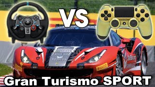 Gran Turismo Sport Steering Wheel vs Controller