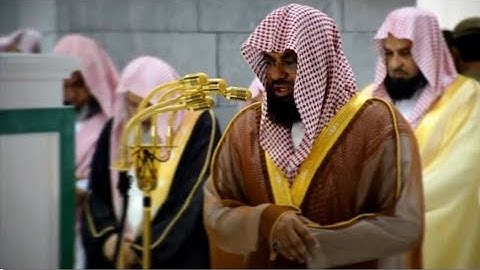 تراويح ليلة 17 رمضان 1437هـ الشيخ #سعود_الشريم يبدع ويبهر الآذان بتلاوة بديعة ( المؤمنون - النور20 )