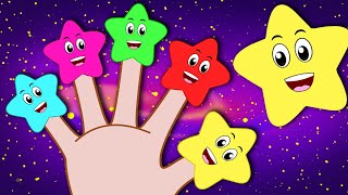 Colourful Star Finger Family + More Finger Family Rhymes Collection