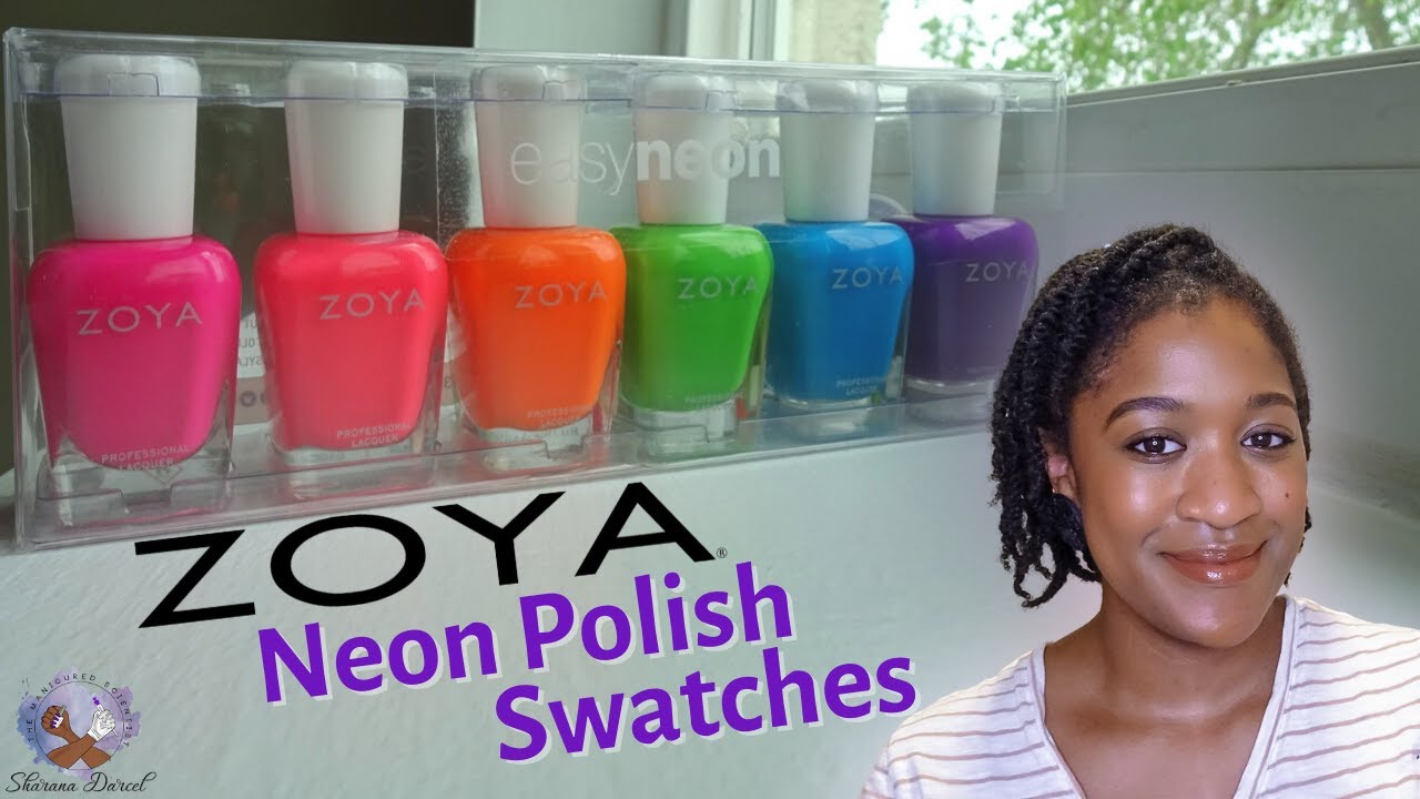Zoya EasyNeon - Nail Swatches & Demo (PR) || sharanadarcel