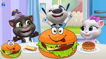 My Talking Tom Friends (iOS,Android) Gameplay Walkthrough - Part 8 (Outfit 7) - 4K