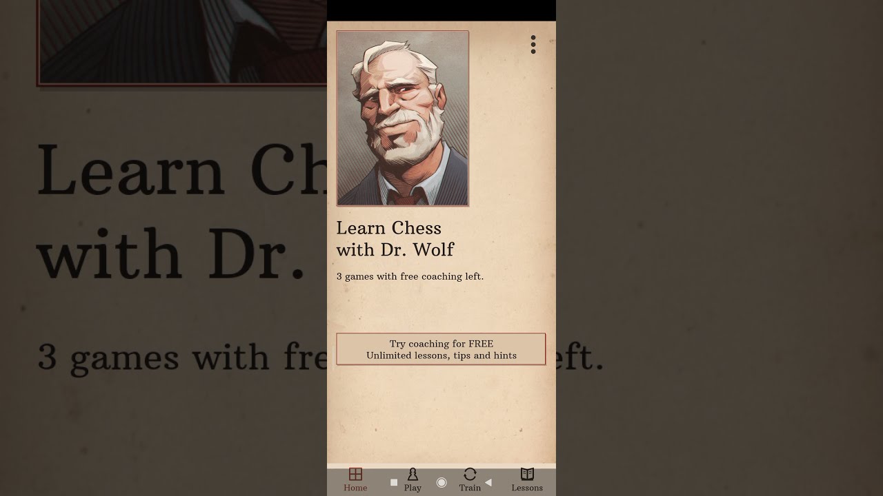 Learn Chess with Dr. Wolf Gameplay Footage