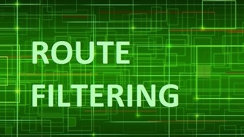 ROUTE FILTERING ON CISCO Routers