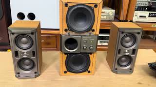 DENON　DSW-11 SC−11C SC-V11 DENON SC-V11 speakers priced at 750k VND. DENON DSW-11 subwoofer