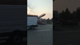 **MORNING RIG CHECKS/AERIAL UP** Calgary Engine & Aerial 8 Working On Their Rigs | CFD