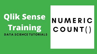 Qlik Sense Numeric Count Function | Qlik sense Training