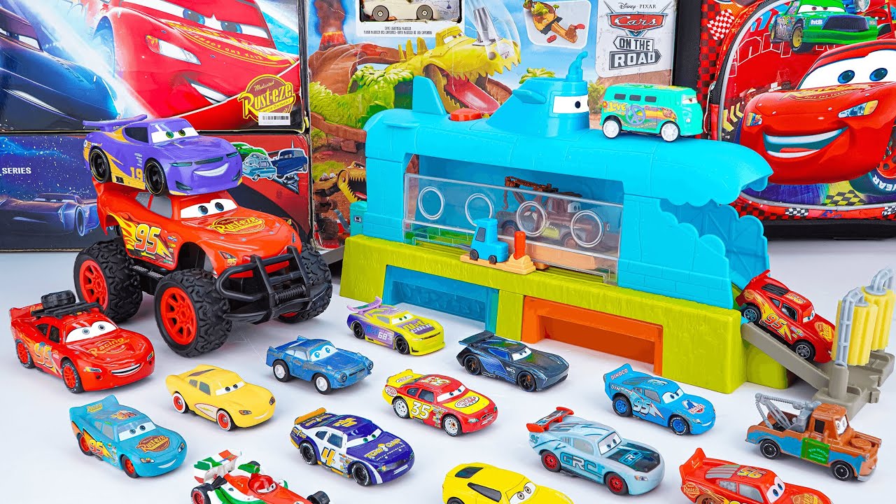 Lightning McQueen Super Unboxing 🚗💨 | Disney Pixar Cars Submarine Car Wash Playset 