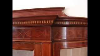 Edwardian inlaid mahogany display cabinet Edwardian inlaid mahogany display cabinet @ www.hingstons-antiques.co.uk.