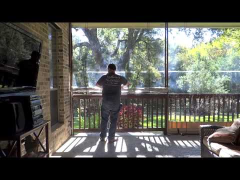 How to Operate Southern Patio Enclosures - Clear Vinyl Patio Enclosures drop curtain system