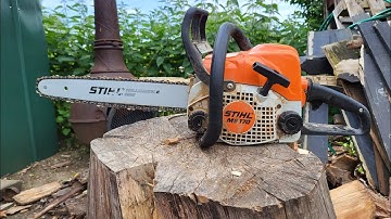 How to extend a bar on a stihl MS170 chainsaw