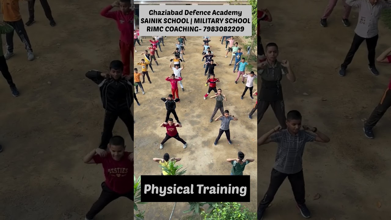 PHYSICAL TRAINING IN GHAZIABAD DEFENCE ACADEMY 