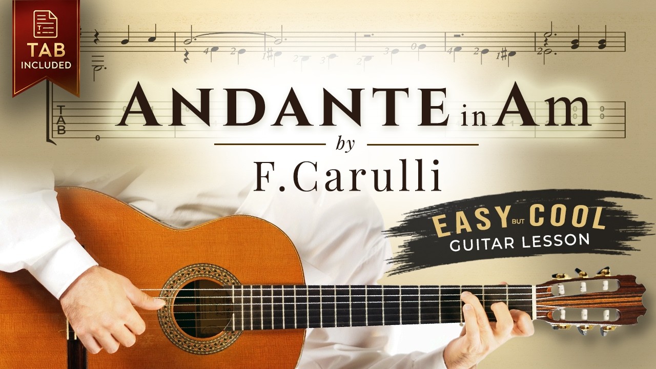 Easy but Cool Guitar Lesson | Carulli's Most Famous Study