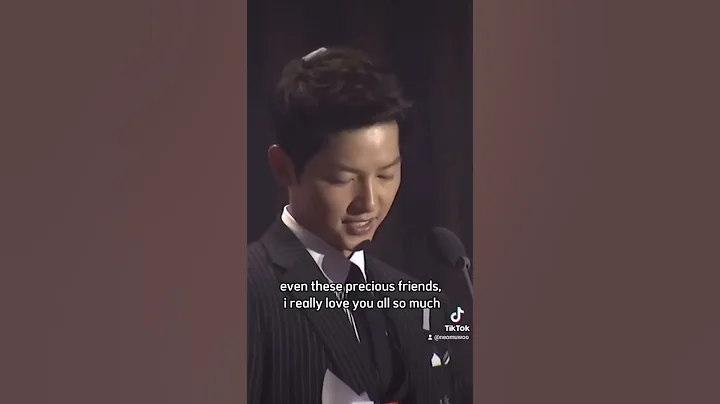 Song Joong Ki mentioned his new girlfriend's name in his speech😍 #songjoongki #katylouisesaunders - DayDayNews