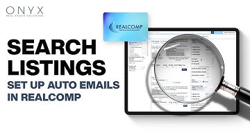 Search Listings & Set Up Auto Emails in Realcomp