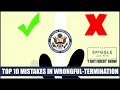 Top 10 Mistakes In Wrongful-Termination EEOC Cases - “I Got Fired!” Show From The Spiggle Law Firm