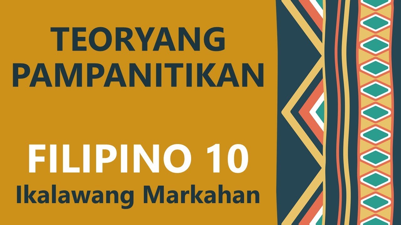 TEORYANG PAMPANITIKAN REALISMO HUMANISMO EKSISTENSIYALISMO NATURALISMO ARALIN SA FILIPINO 10