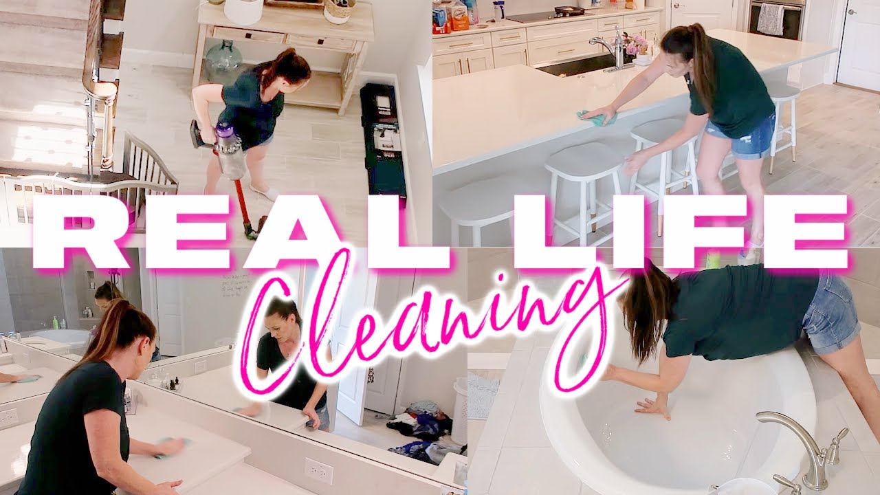 REAL LIFE CLEAN WITH ME | ALL DAY SPEED CLEANING MOTIVATION