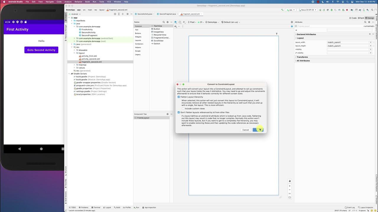Android View Binding in Activities and Fragments YouTube