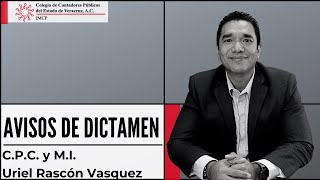 Avisos de Dictamen || Uriel Rascón Vazquez