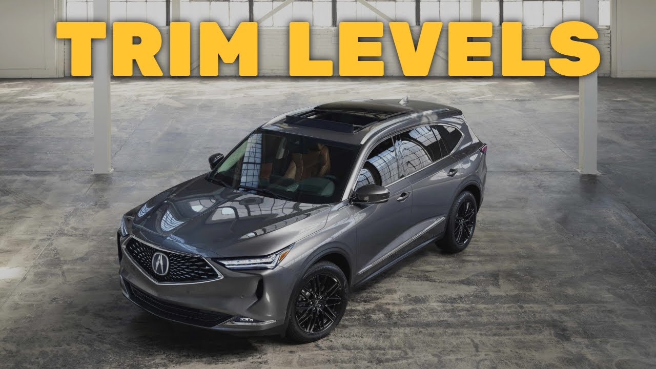 2022 Acura Mdx Trim Levels Explained And Compared