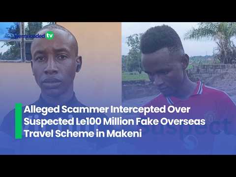 Alleged Scammer Intercepted Over Suspected Le100 Million Fake Overseas Travel Scheme in Makeni