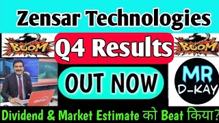 zensar technologies Q4 result 2026 |zensar technologies share latest news |zensar Q4 results