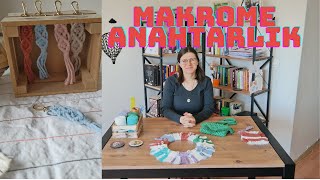 Kolay Makrome Anahtarlık Yapımı En Güzel Hediyelik