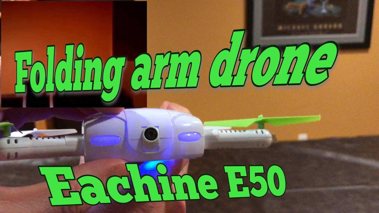 Eachine E50 Unboxing and First Flights: Folding Arm Drone - Banggood