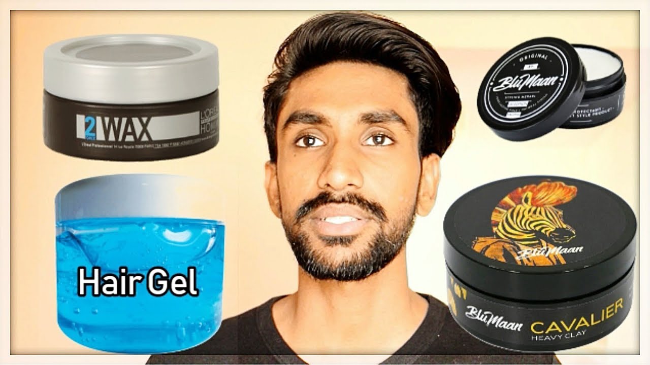 Hair Products : Wax, Pomade, Clay, Gel | What's the Difference ? in Hindi |  TheRealMenShow☆ - YouTube