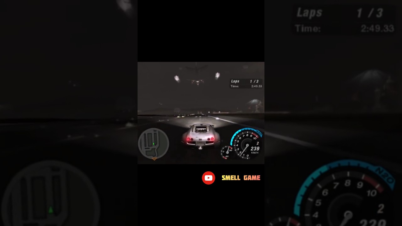 Бугатти против Самолёта - NFS Underground 2 