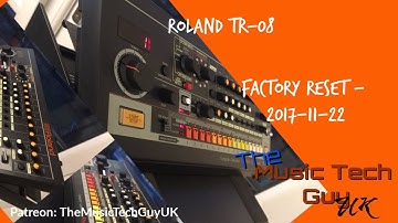 How to Factory Reset the Roland TR-08