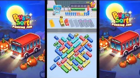 BUS SORT COLOR PARKING JAM GAME 🎮🎮 with P2P Kids Tamil