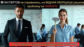 видео: 20 ЭКСПЕРТОВ потерпели неудачу, но БЕДНАЯ УБОРЩИЦА решила проблему за 1 МИНУТУ, и что сделал ГЕ..... картинка: 20 ЭКСПЕРТОВ потерпели неудачу, но БЕДНАЯ УБОРЩИЦА решила проблему за 1 МИНУТУ, и что сделал ГЕ.....