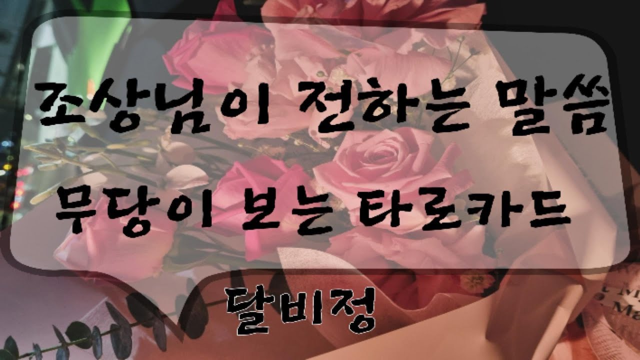 조상님이 전하는 말씀 #타로리딩 #타로카드 #금전운 #신년운세 #궁합 #사주풀이