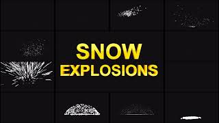 Snow Explosions Unreal Preview