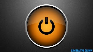 Beautiful Glossy Power Button Photoshop Tutorial ।। rs creative design