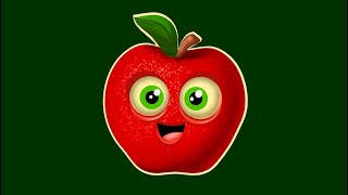 Look at those Bug Eyes!  Happy Apple Clipart #shorts