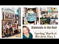 What sold day 1 at this spring vintage market were sales better or worse than last year thrifting