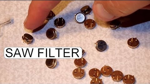 UNBOXING SAW FILTER D480A  480MHz  for 900MHz or 1 3GHz RECEIVERS