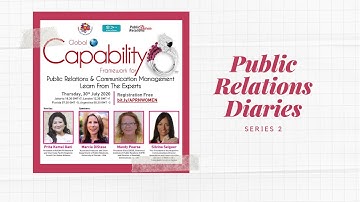 Public Relations Diaries: Global Capability Framework for PR & Communication Management | 2nd Series