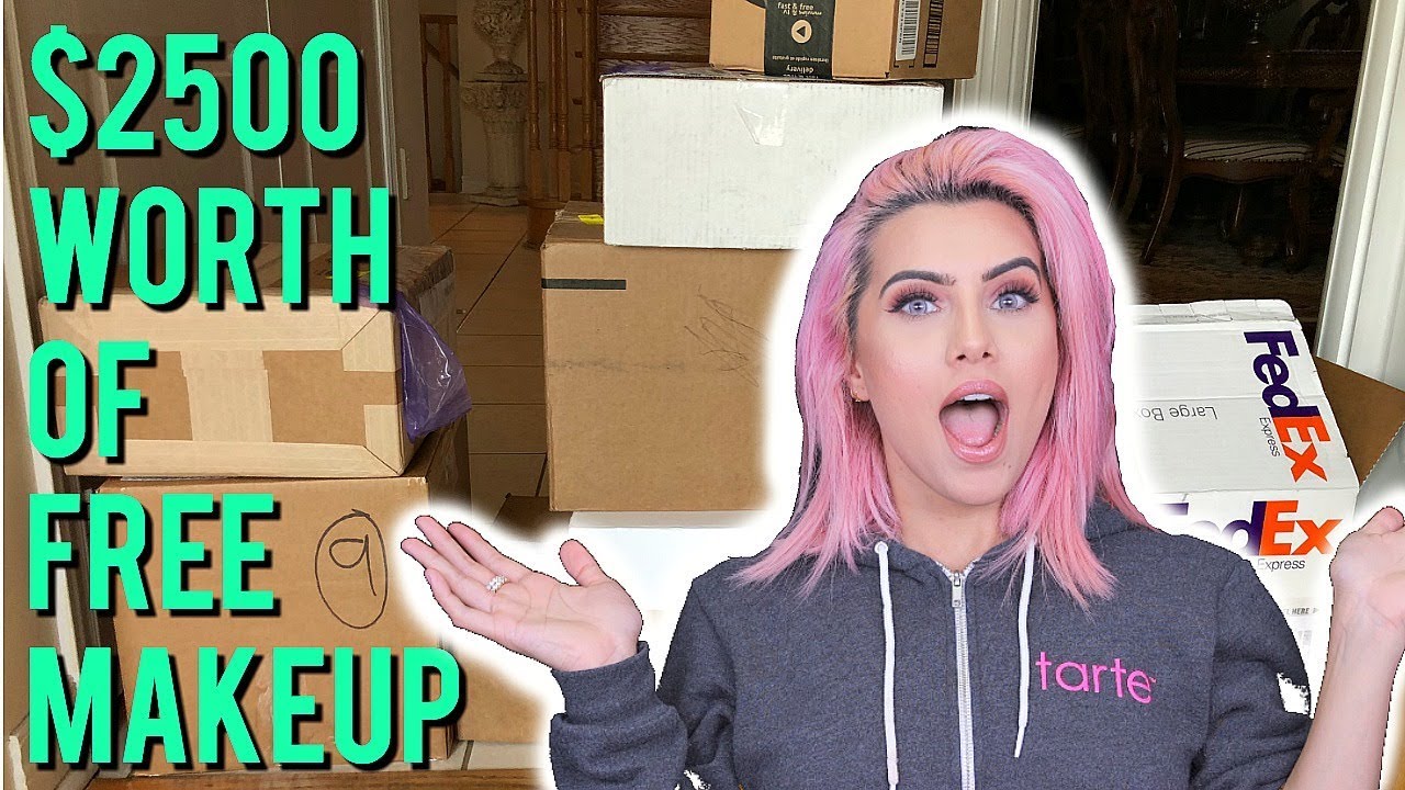 PR UNBOXING OVER $2500 WORTH OF MAKEUP CHIT CHAT| BodmonZaid
