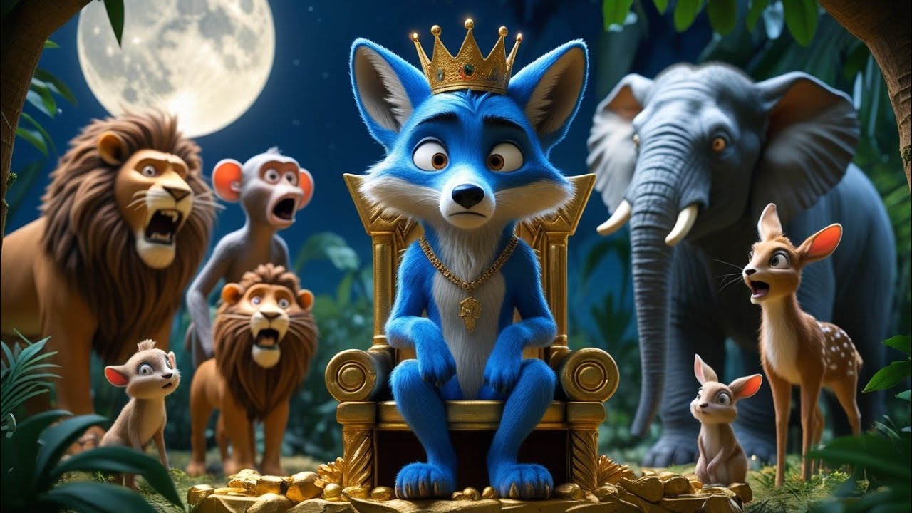 ✨ नीला सियार की मज़ेदार और सीख देने वाली कहानी | बच्चों की नैतिक कहानी ✨| Dadi Nani ki Kahaniya |