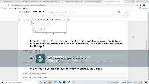 Data Science & Business Analytics Tasks #TASK1-Prediction using Supervised Machine Learning