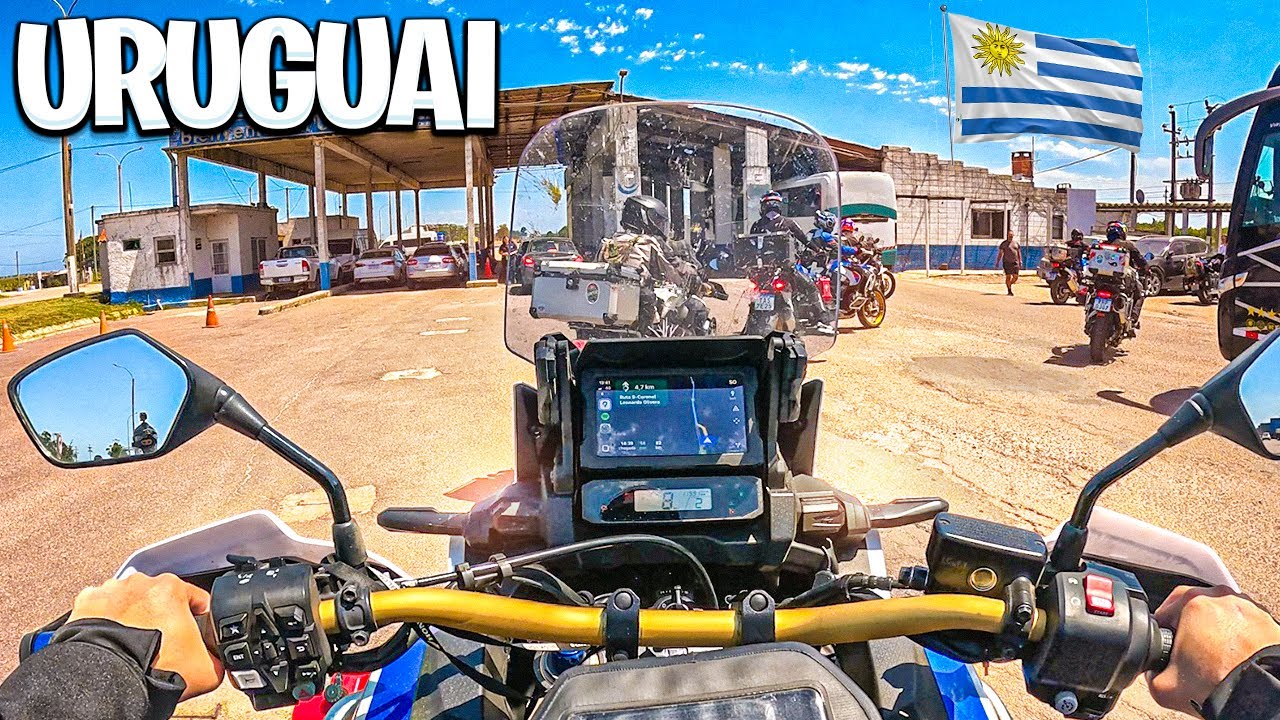 A PRIMEIRA FRONTEIRA! CHEGUEI AO URUGUAI DE AFRICA TWIN