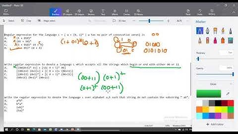 TOC Solved MCQ Question - Unit 1 - Part 3 in Tamil - Deeba Kannan