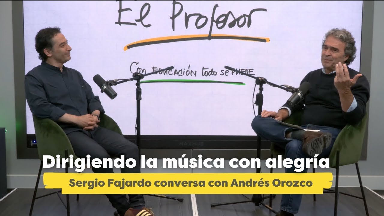 Sergio Fajardo conversa con Andrés Orozco: La brillante historia de un gran director de orquesta