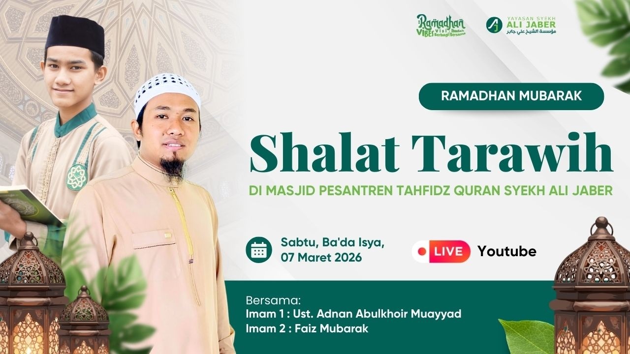 🔴 LIVE SHALAT TARAWIH // RAMADHAN MUBARAK // YAYASAN SYEKH ALI JABER