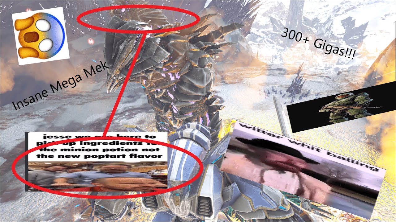 300 Gigas + Mega Mek Vs Alpha King Titan!